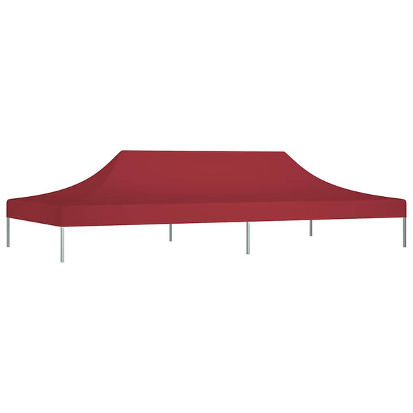 Weinfarbenes Partyzelt-Dach Parthenia 6x3 m (270 g/m²)