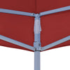 Weinfarbenes Partyzelt-Dach Parthenia 6x3 m (270 g/m²)