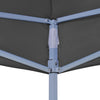 Anthrazit Partyzelt-Dach Parthenia 2x2 m (270 g/m²)