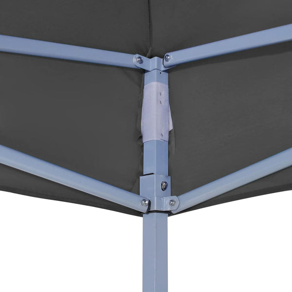Anthrazit Partyzelt-Dach Parthenia 2x2 m (270 g/m²)