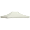 Cremefarbenes Partyzelt-Dach Parthenia 4x3 m (270 g/m²)