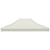 Cremefarbenes Partyzelt-Dach Parthenia 4x3 m (270 g/m²)
