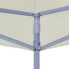 Cremefarbenes Partyzelt-Dach Parthenia 4x3 m (270 g/m²)