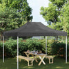 Anthrazit Partyzelt-Dach Parthenia 4x3 m (270 g/m²)