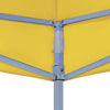 Gelbes Partyzelt-Dach Parthenia 4x3 m (270 g/m²)