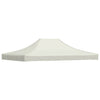 Cremefarbenes Partyzelt-Dach Parthenia 4,5x3 m (270 g/m²)