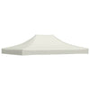 Cremefarbenes Partyzelt-Dach Parthenia 4,5x3 m (270 g/m²)