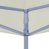 Cremefarbenes Partyzelt-Dach Parthenia 4,5x3 m (270 g/m²)