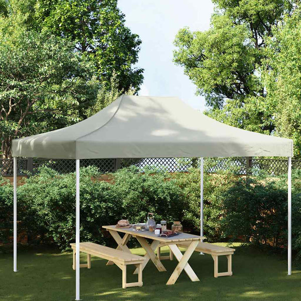 Cremefarbenes Partyzelt-Dach Parthenia 4,5x3 m (270 g/m²)