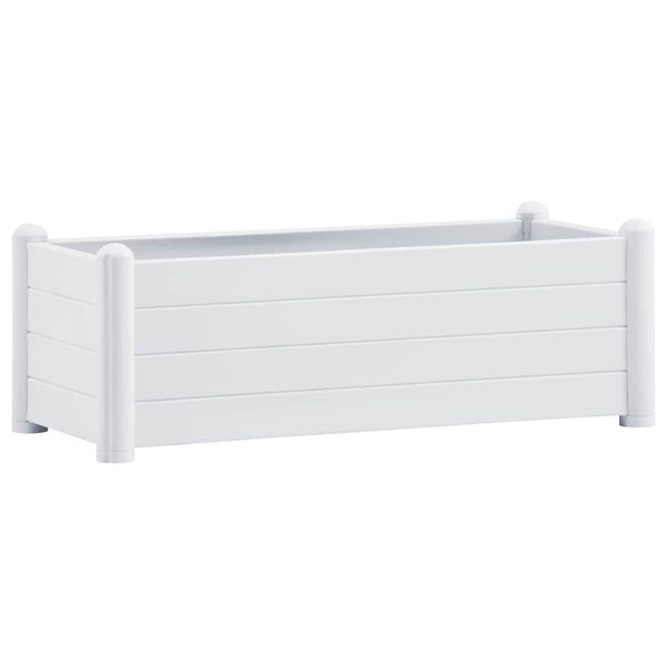 Weißes Hochbeet Morozan 100x43x35cm (PP)