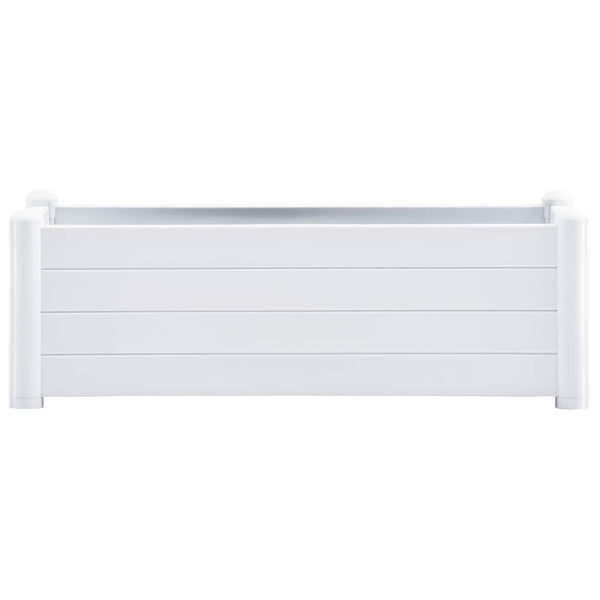 Weißes Hochbeet Morozan 100x43x35cm (PP)