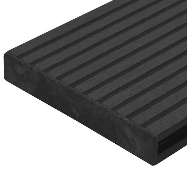 Schwarze Terrassen-Endstücke für Pachire (10 Stk. Kunststoff)