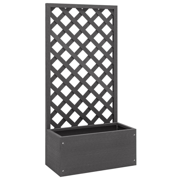 Blumenkasten mit Rankgitter Gaiesti 65x30x135cm (WPC)