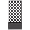 Blumenkasten mit Rankgitter Gaiesti 65x30x135cm (WPC)