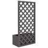 Blumenkasten mit Rankgitter Gaiesti 65x30x135cm (WPC)