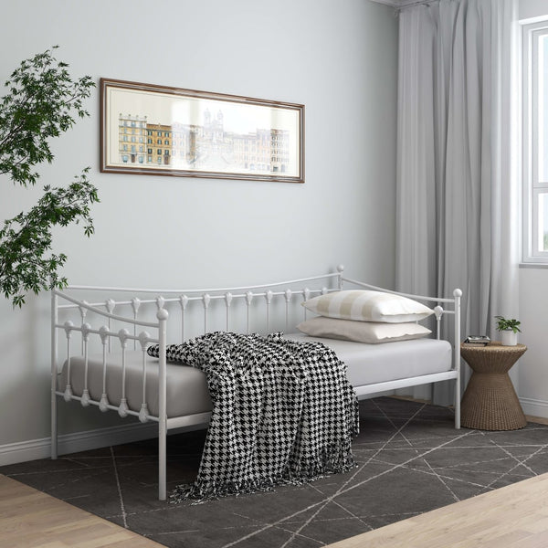 Sigheteana Sofabettgestell, weiß, 90x200cm (Metall)