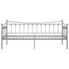 Graues Schlafsofa Sigheteana 90x200cm (Metall)