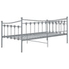 Graues Schlafsofa Sigheteana 90x200cm (Metall)