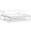 Weißes Schlafsofa Gestell Cristiano 90x200cm (Metall)