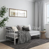 Weißes Schlafsofa Gestell Cristiano 90x200cm (Metall)