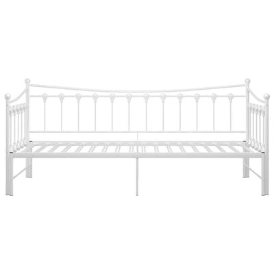 Weißes Schlafsofa Gestell Cristiano 90x200cm (Metall)