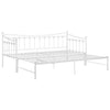 Weißes Schlafsofa Gestell Cristiano 90x200cm (Metall)