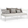 Weißes Schlafsofa Gestell Cristiano 90x200cm (Metall)