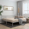 Weißes Schlafsofa Gestell Cristiano 90x200cm (Metall)