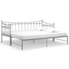 Grauer Schlafsofa-Rahmen Cristiano 90x200cm (Metall)