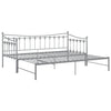 Grauer Schlafsofa-Rahmen Cristiano 90x200cm (Metall)