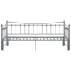 Grauer Schlafsofa-Rahmen Cristiano 90x200cm (Metall)