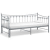 Grauer Schlafsofa-Rahmen Cristiano 90x200cm (Metall)