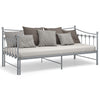 Grauer Schlafsofa-Rahmen Cristiano 90x200cm (Metall)