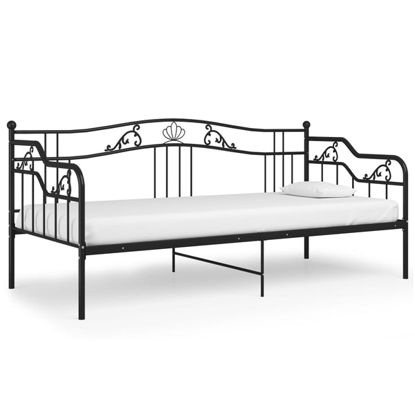 Schlafsofa-Gestell Gajdos 90x200cm (Metall) schwarz