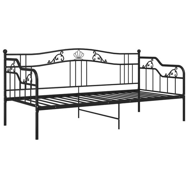 Schlafsofa-Gestell Gajdos 90x200cm (Metall) schwarz