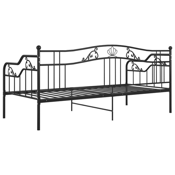 Schlafsofa-Gestell Gajdos 90x200cm (Metall) schwarz