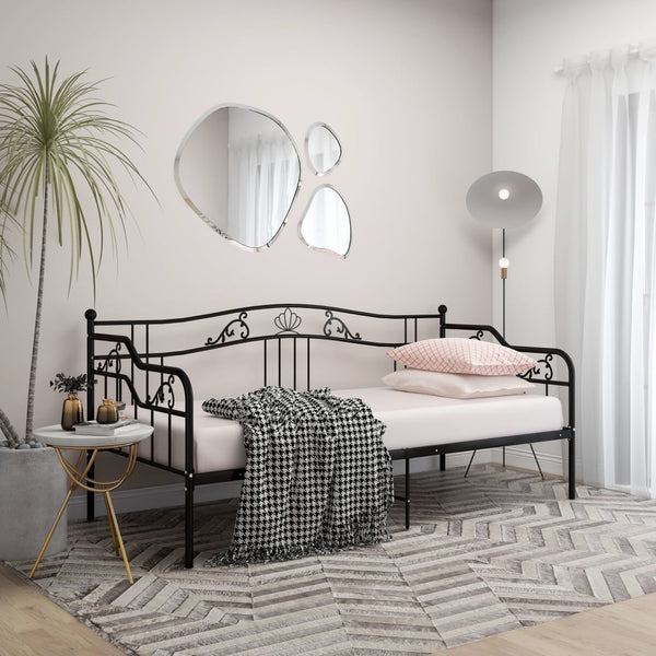 Schlafsofa-Gestell Gajdos 90x200cm (Metall) schwarz
