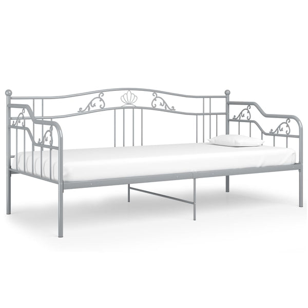 Graues Schlafsofa-Gestell Gajdos 90x200cm (Metall)