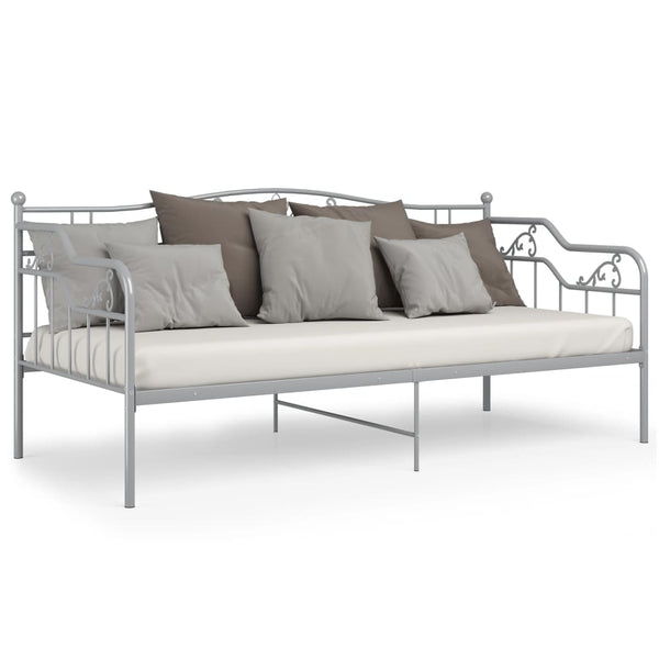 Graues Schlafsofa-Gestell Gajdos 90x200cm (Metall)