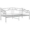 Graues Schlafsofa-Gestell Gajdos 90x200cm (Metall)