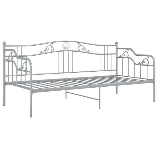 Graues Schlafsofa-Gestell Gajdos 90x200cm (Metall)