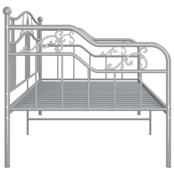 Graues Schlafsofa-Gestell Gajdos 90x200cm (Metall)