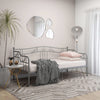 Graues Schlafsofa-Gestell Gajdos 90x200cm (Metall)