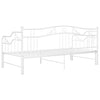 Weißes Schlafsofabettgestell Sinina 90x200cm (Metall)