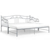 Graues Schlafsofa mit Rahmen Sinina 90x200cm (Metall)