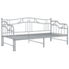 Graues Schlafsofa mit Rahmen Sinina 90x200cm (Metall)