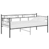 Schwarzer Schlafsofa-Rahmen Soimana 90x200cm (Metall)