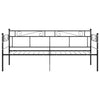 Schwarzer Schlafsofa-Rahmen Soimana 90x200cm (Metall)