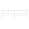 Weißes Schlafsofa-Gestell Soimana 90x200cm (Metall)