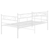 Weißes Schlafsofa-Gestell Soimana 90x200cm (Metall)